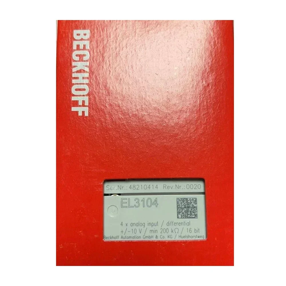 2025 EL3104 EtherCAT Terminal 4-channel وحدة PLC للإدخال التناظري