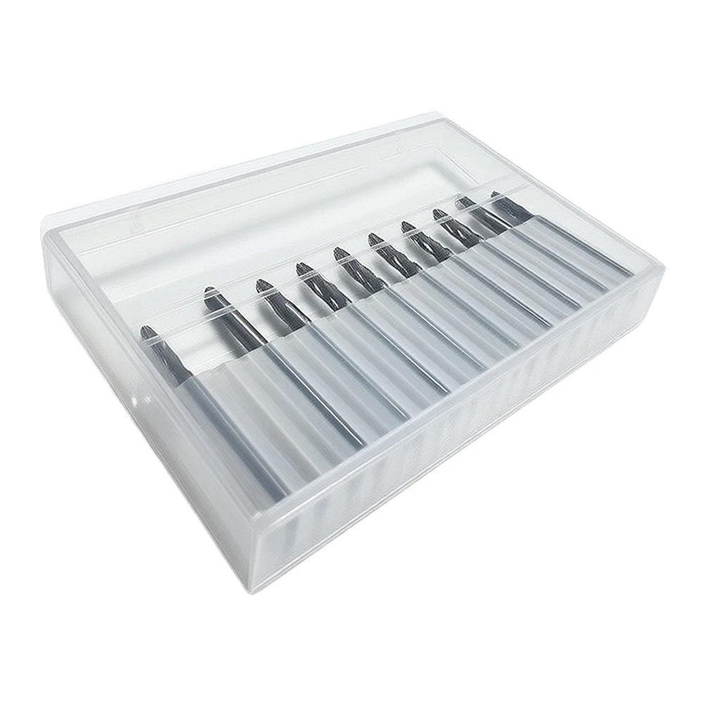 3mm Double Slot Rotary File Bit for Wood Metal Applications Heat Treated Steel Construction for Enhanced Edge Retention