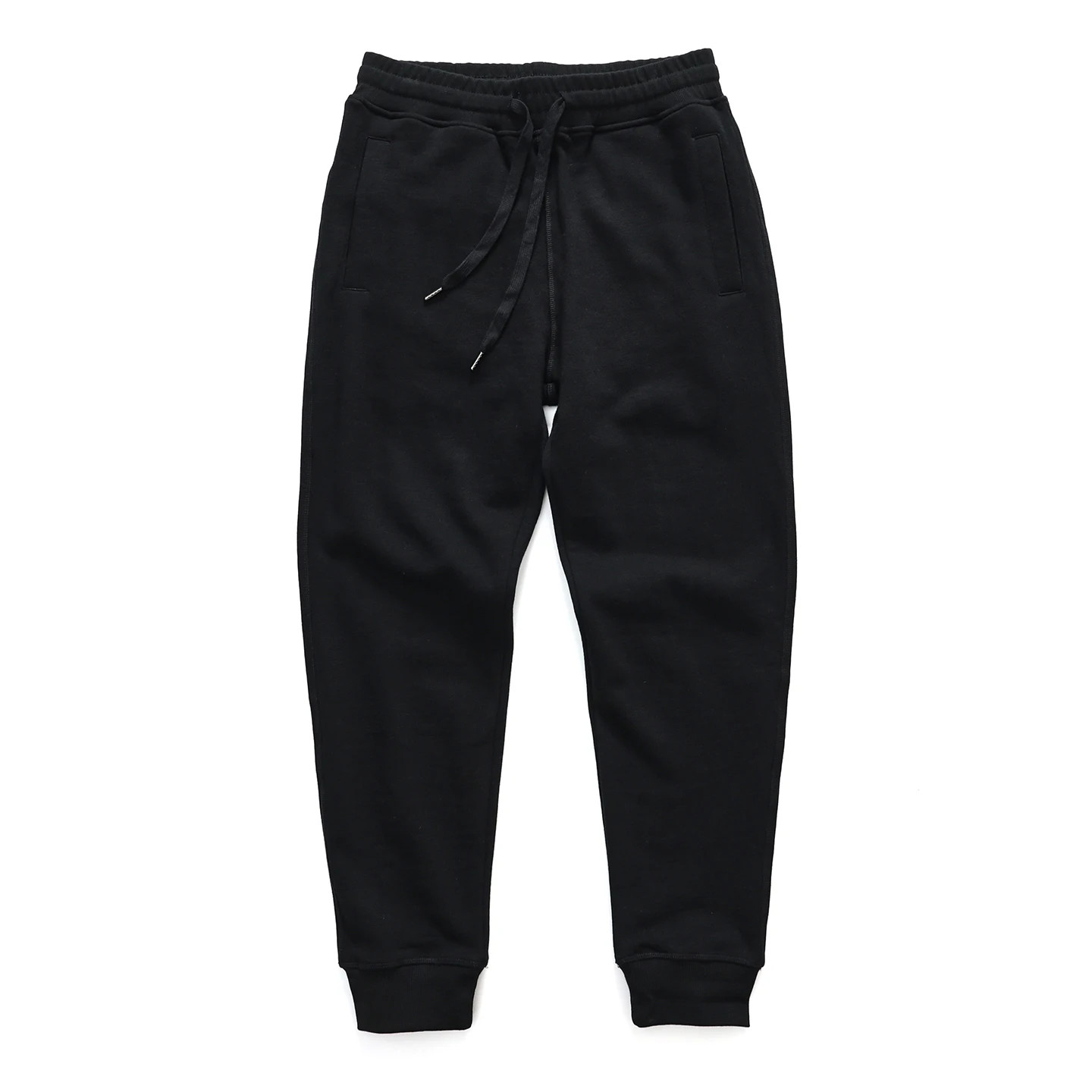 Pantaloni sportivi casual in pile caldo retrò Pantaloni slim fit in puro cotone autunno e inverno da uomo Pantaloni con coulisse in vita elastica