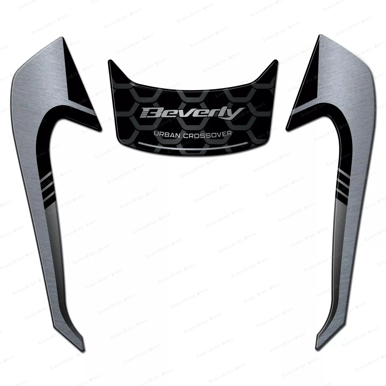 For  Beverly 300 and 400 2022 Motorcycl Headlight Protection Sticker 3D Resin Waterproof Anti-scratch Protection Decal