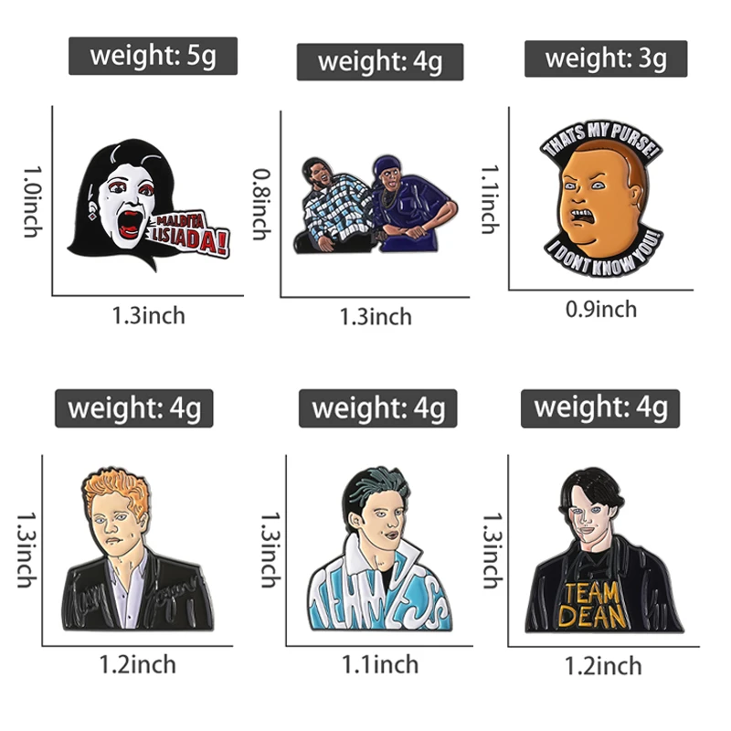 Cartoon Anime Character Boys Enamel Pin Custom Anime Movies Role Metal Brooch Lapel Backpack Badge Jewelry Gift for Friends Kids