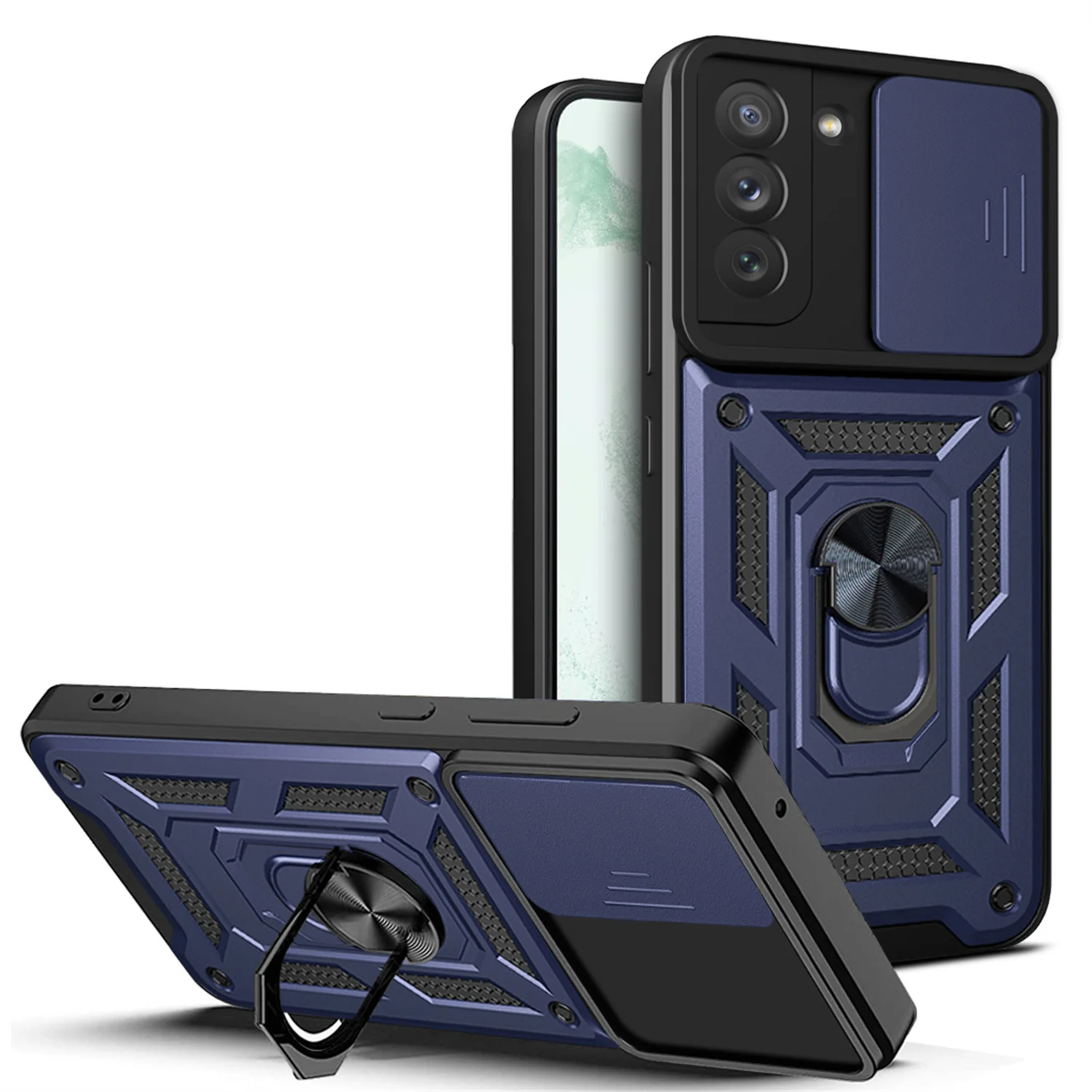 Für Galaxy S22 Kamera Objektiv Schutz Fundas Stoßfest Rüstung Fall Für Samsung Galaxy S22 Auto Halter Telefon Abdeckung