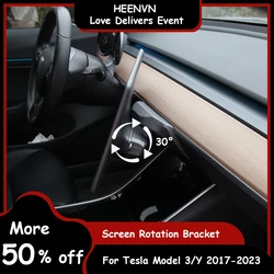 Per Tesla Model 3 Y 2023 accessori nuovo schermo di controllo centrale Display staffa di rotazione supporto di navigazione GPS per auto supporto girevole