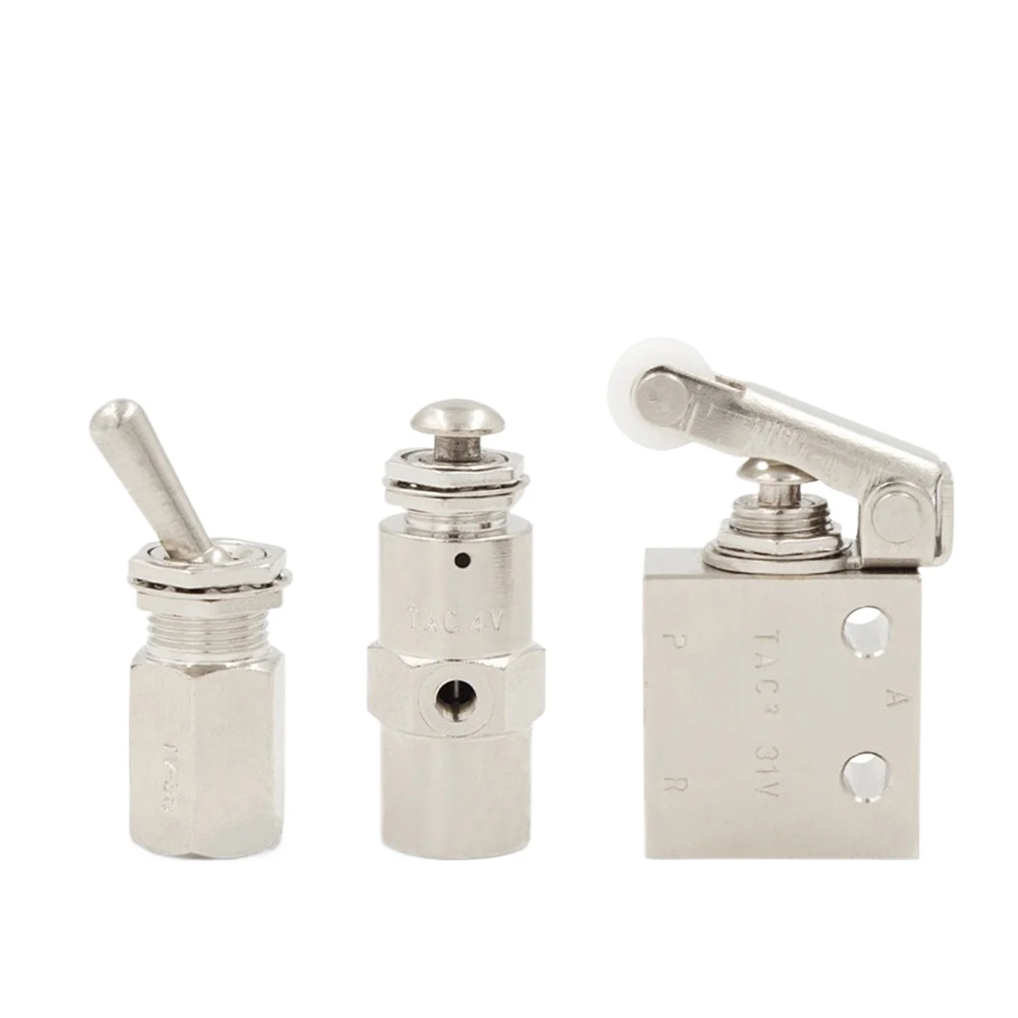 TAC2 Cylinder 41V Manual Control 41P Toggle Valve 31V Lever 31P Mechanical 4V Button 4P Switch for Pneumatic System Kit