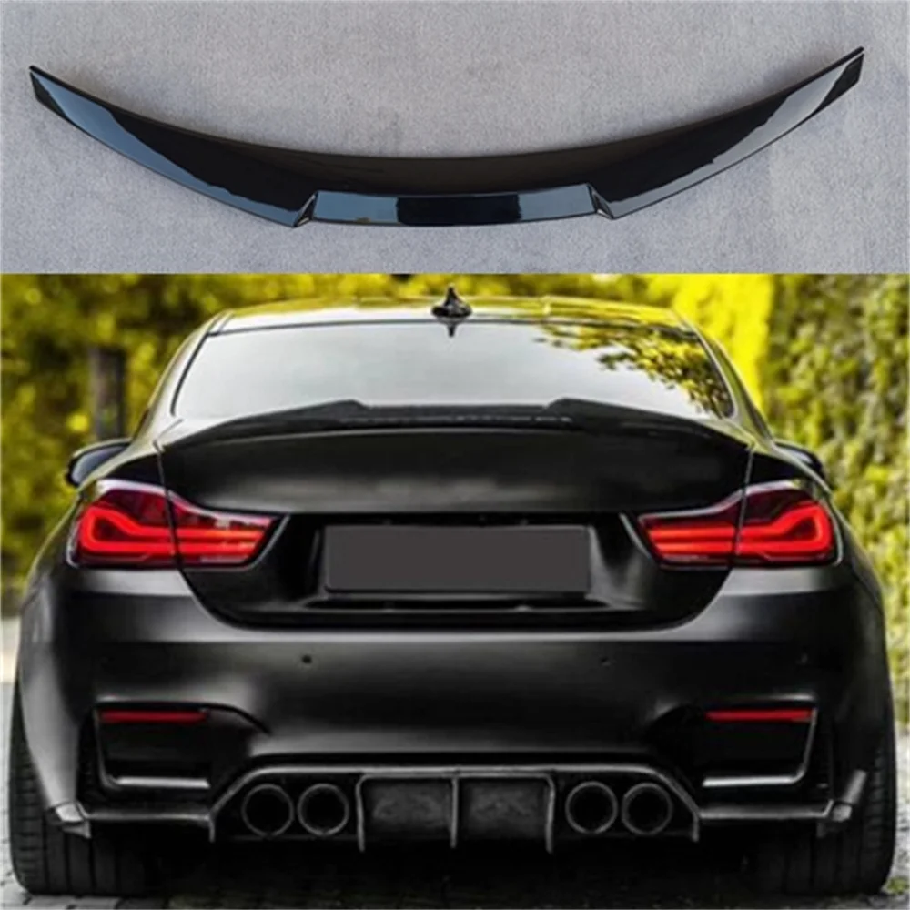 High Kick F82 M4 Spoiler Carbon Fiber Rear Trunk Lip Spoiler for BMW M4 2 Door Coupe 2014-2020