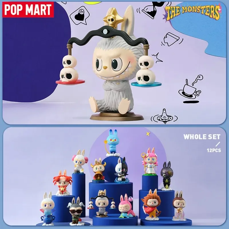 POP MART LABUBU THE MONSTERS Constellation Series Blind Box Toys Guess Bag Mystery Box Mistery Caixa Action Figure Cute Model