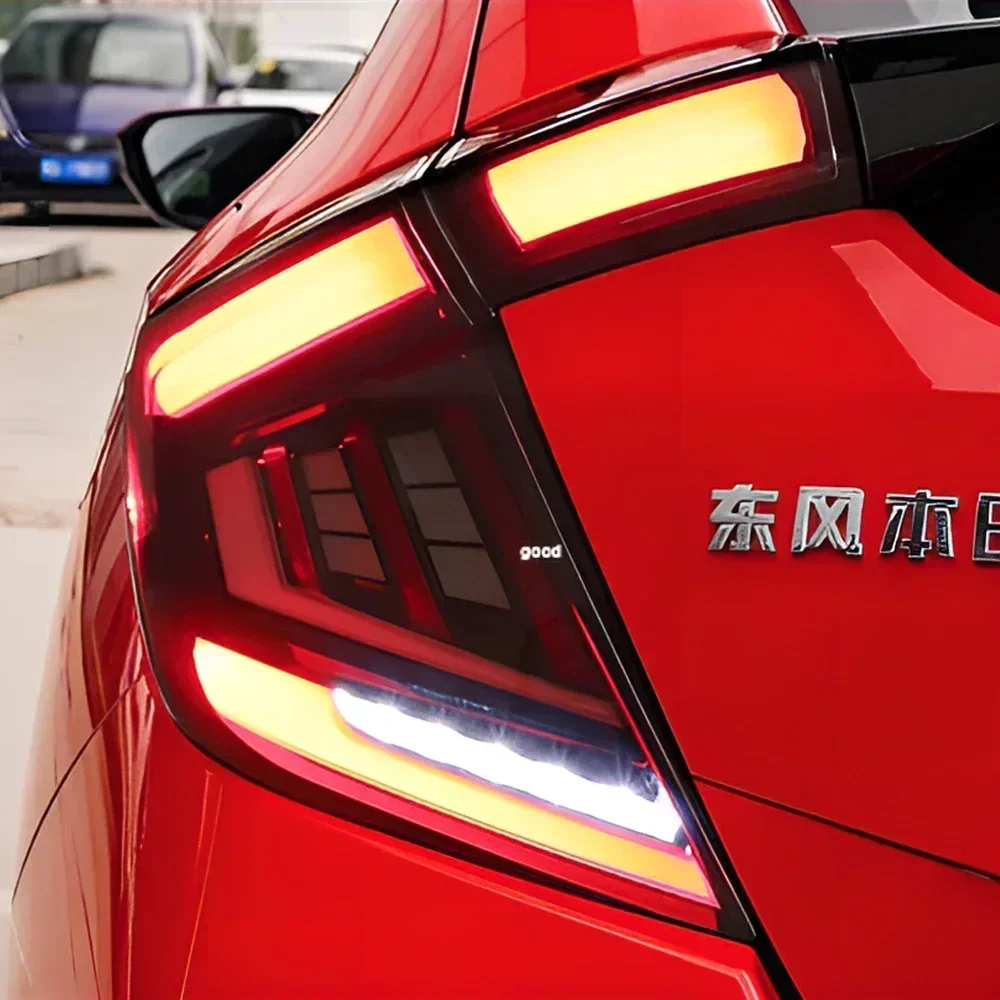 

For Honda Civic X 10th FC FK7 FK8 2016-2021 Auto Rear Back Lamps Assembly Upgrade LED Dynamic Turn Car Taillight Accessories