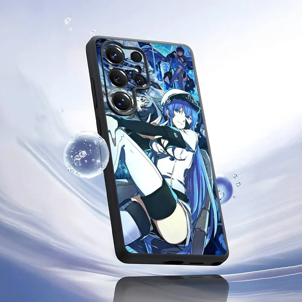 เคสโทรศัพท์ A-Akame Ga Kill E-Esdeath สำหรับโทรศัพท์ซีรีส์ S รุ่น S20 S21 S22 S23 S24 FE Plus Ultra วัสดุ TPU นุ่ม สัมผัสนุ่มสบายผิว