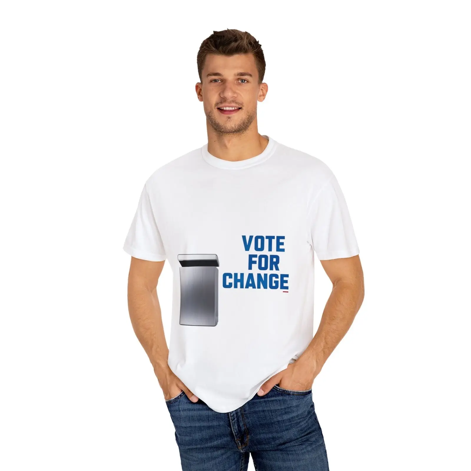 Vote for Change | 2024 US Elections | Donald Trump24 unisex Garment-Dyed T-shirt