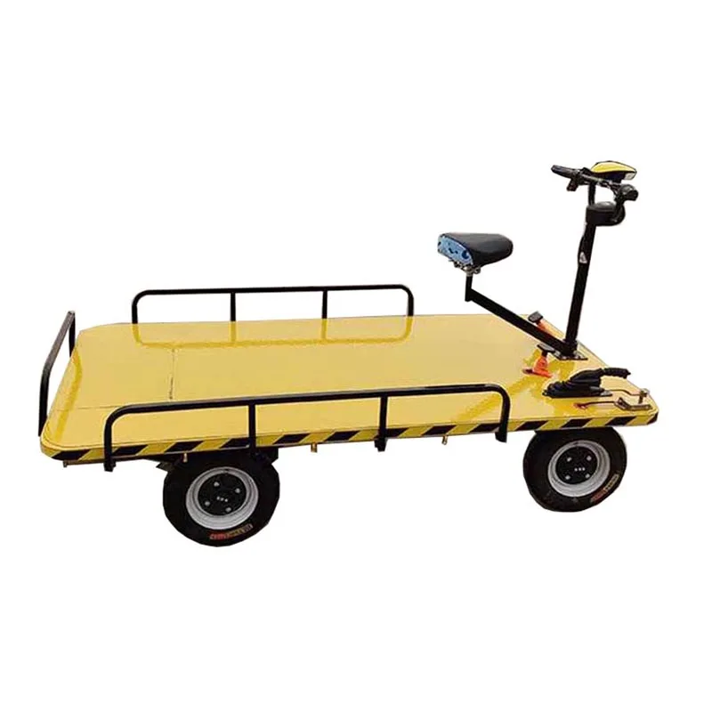 Electric Carry Wagon With 4 Wheels Load Capacity Warehouse Truck Garden Electric Trolley