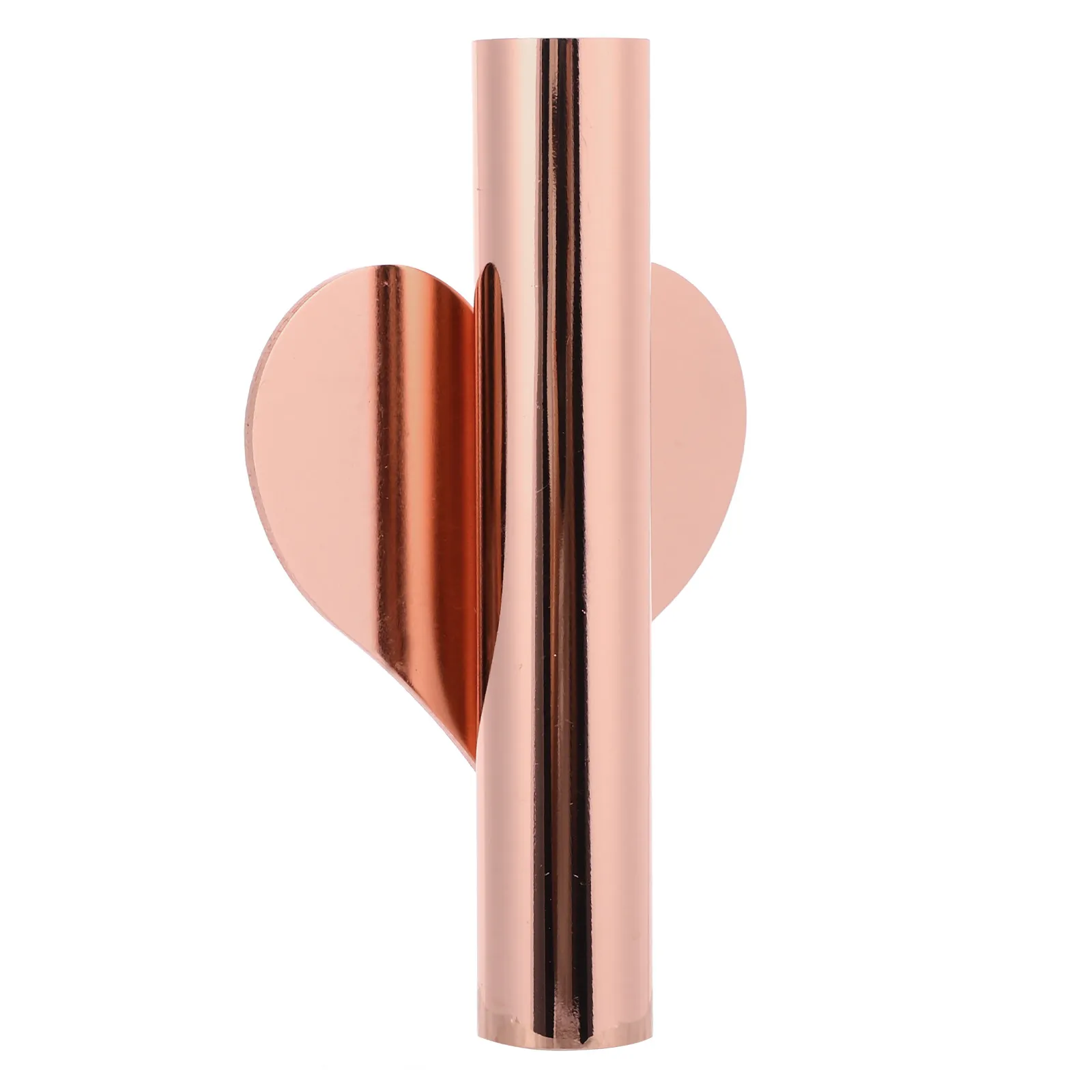Heart Design Wall Mounted Vase Iron Flower Tube Planter Romantic Home Decor Flower Wall Decor Small Vases Hanging Vases