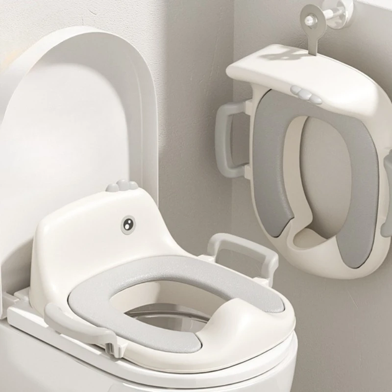 子供用トイレトレーニングシート-大きなクッション付きトイレシートカバー-男の子-女の子-家庭用バスルーム-ステップアップシステム-トイレカバークッション
