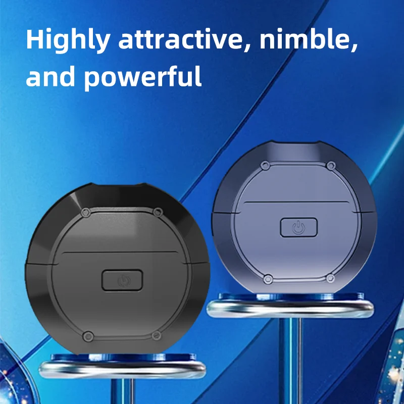 Rechargeable Mini Dual-Blade Magnetic Cover Electric Shaver IPX7-Rated Portable Waterproof Razor