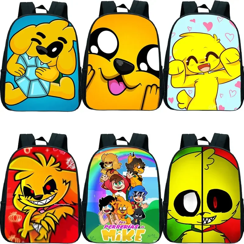 

New Mikecrack Compadretes Backpack for Boys Girls Cartoon Rucksack Kids Kindergarten School Bags Zip Knapsack Children's Mochila