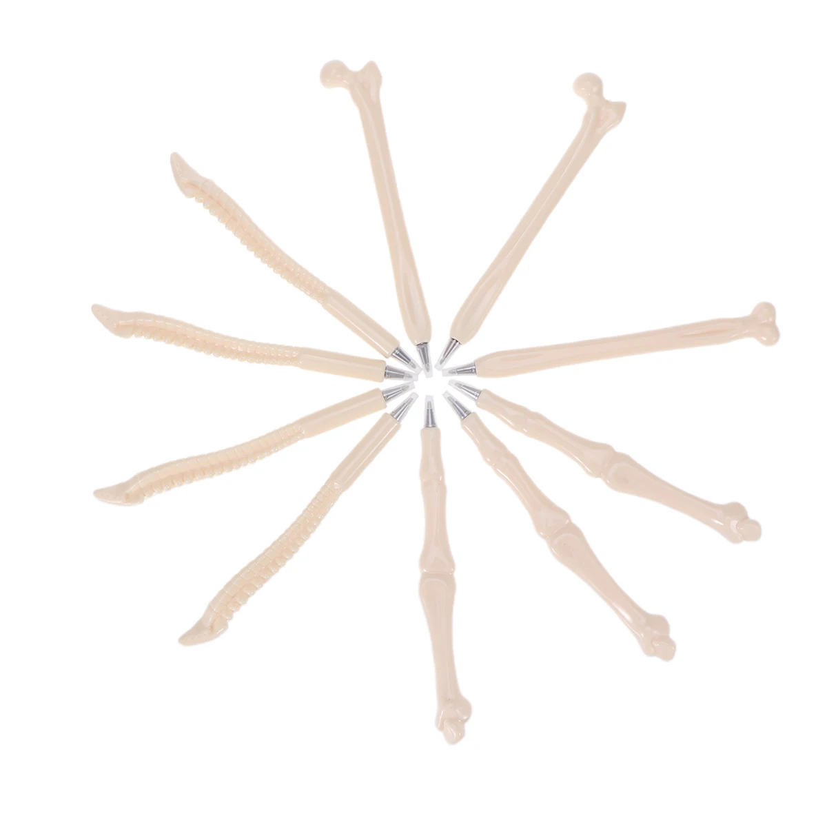 

10 Pcs Bone Pen Nurses Pens Shaped Novelty Ballpoint Halloween Cute Nursing Student