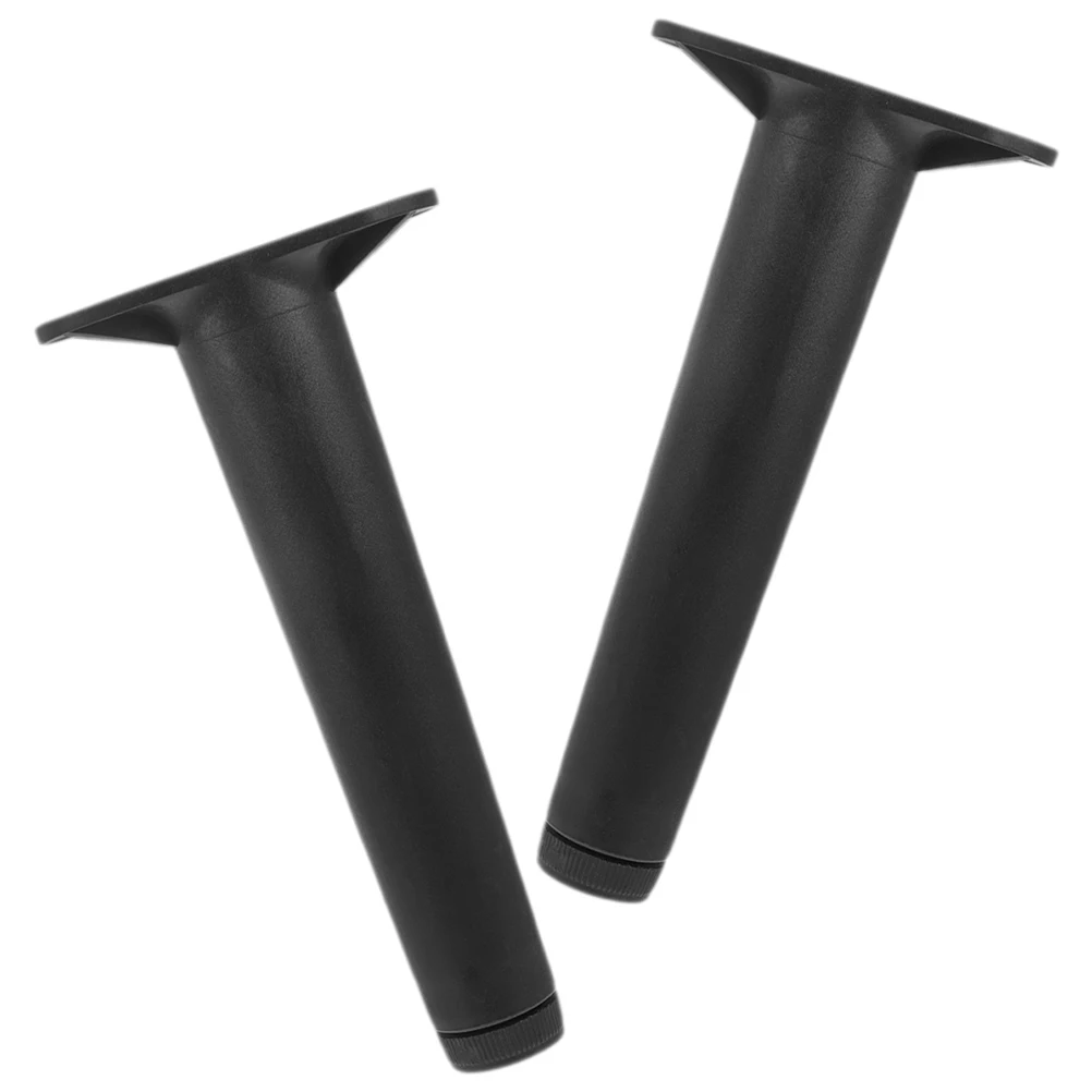 

2pcs Bed Frame Legs Replacement Black Adjustable 18cm 20cm Furniture Support Strong Load bearing Capacity Durable Hardness Non