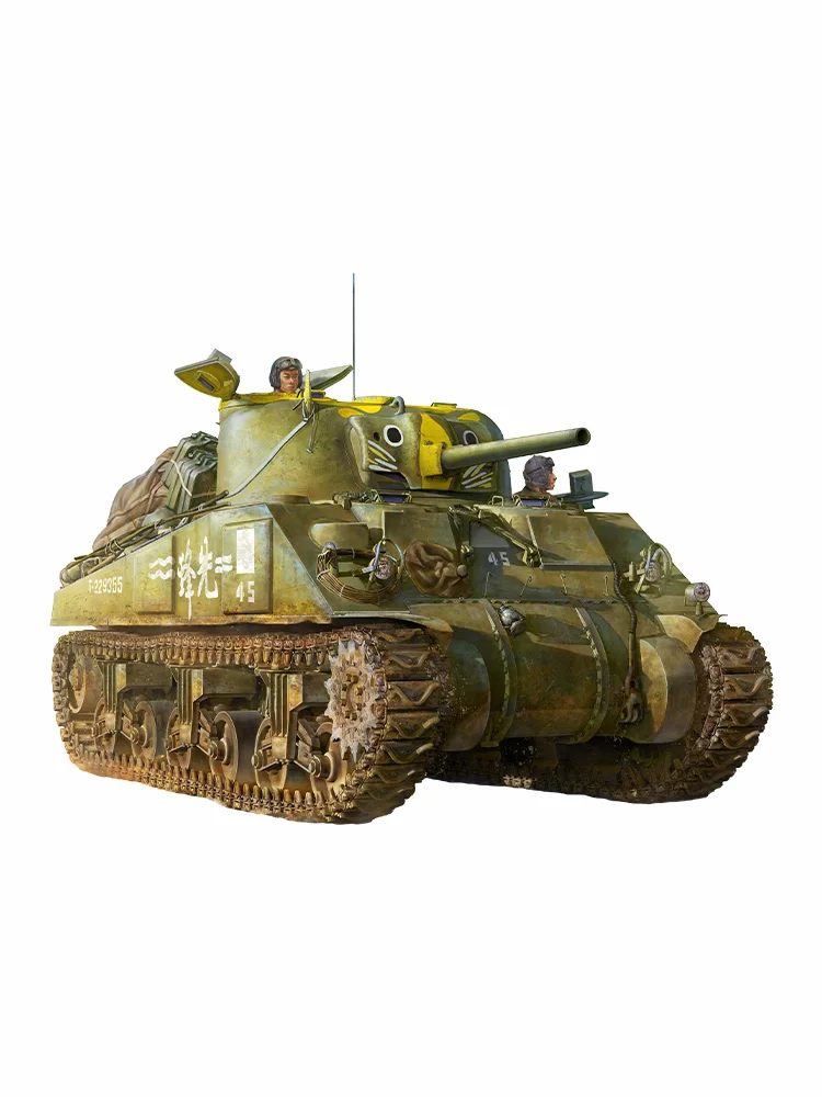 Lanmo model   Assembly model kit MM-35001 Chinese Expeditionary Force M4A4 Sherman tank 1/35
