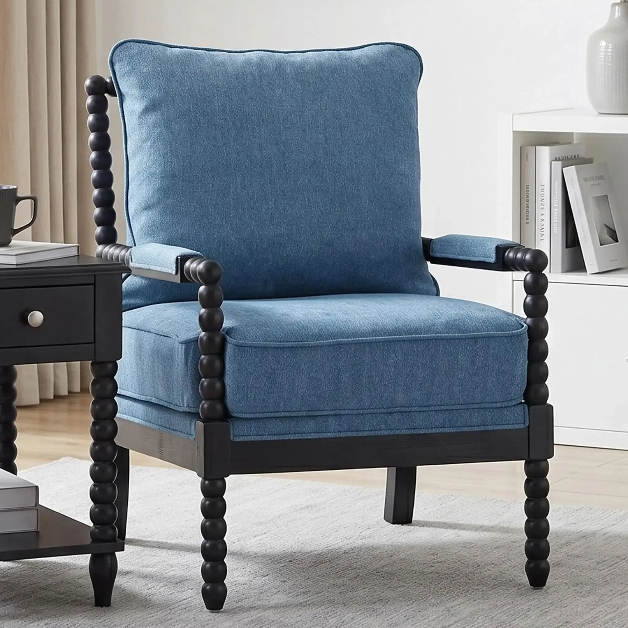 Padded Sophisticated Living Room Chairs Ergonomic Spacious Contemporary Living Room Chairs Wohnzimmerstuhl Seating Furniture