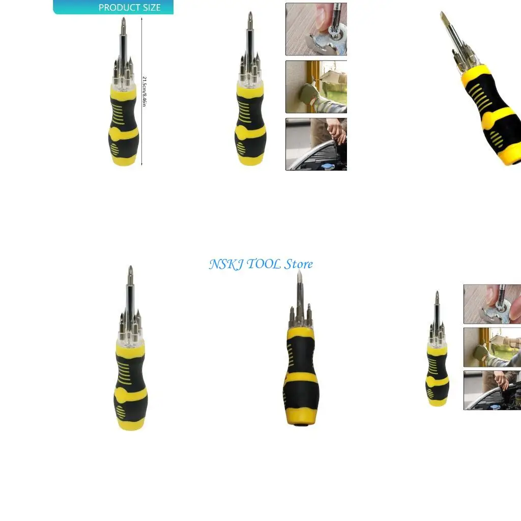 

L8RC Professional 3 Speed Screwdriver With LED Light 16 Bit Storage Delicate Design