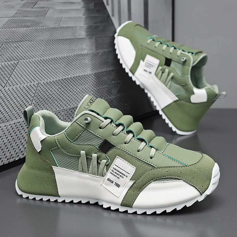 Autumn Men's Casual Sneakers, Breathable, Height Boost, Wear-resistant, Soft Lining. For Outdoor & Daily Wear.