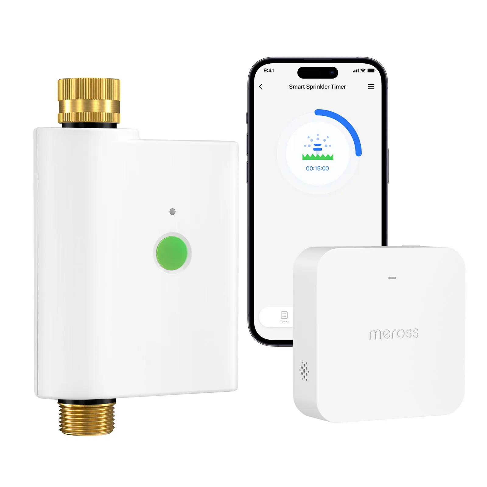 

Meross Smart Sprinkler Timer Kit, MST100(US Version) Solid Construction Overwater Protection works with Alexa, Siri, and Google