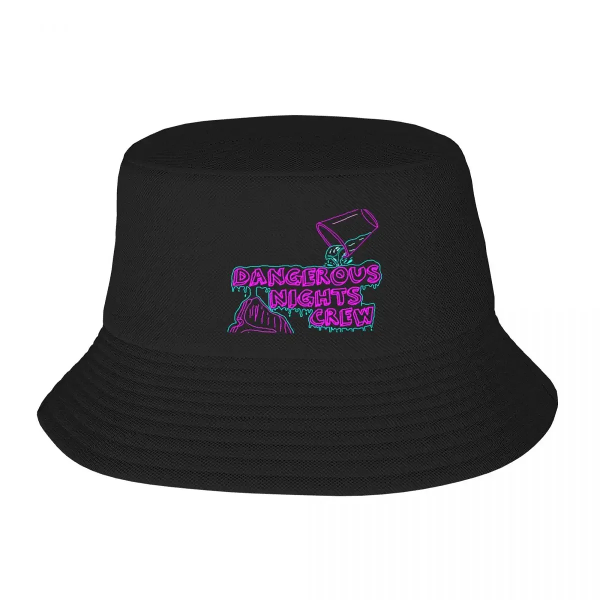 Dangerous Nights Crew (I Think You Should Leave) Bucket Hat funny hat Rugby fishing hat Sunscreen Ladies Men's