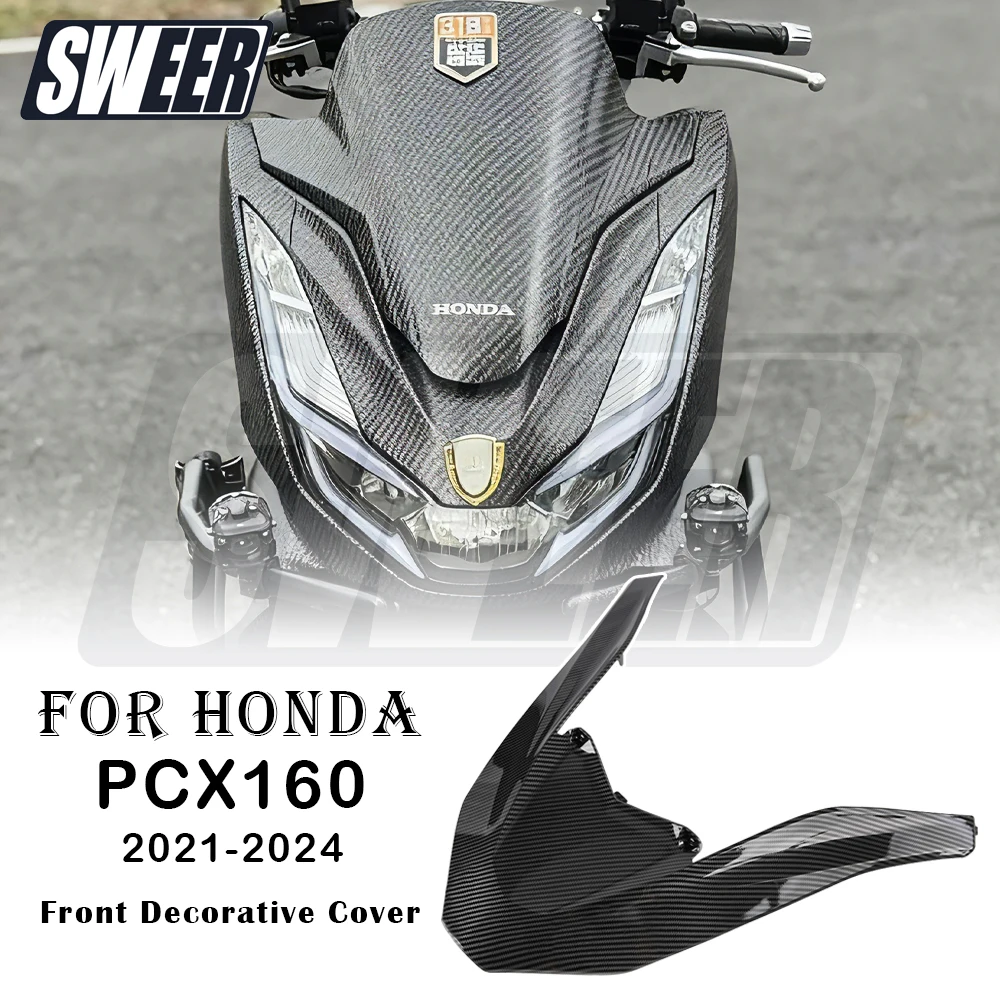 

Motorcycle Front Decorative Cover Compatible with Honda PCX160 2021-2024 Body Modification Accessories Fairing Extension Guard