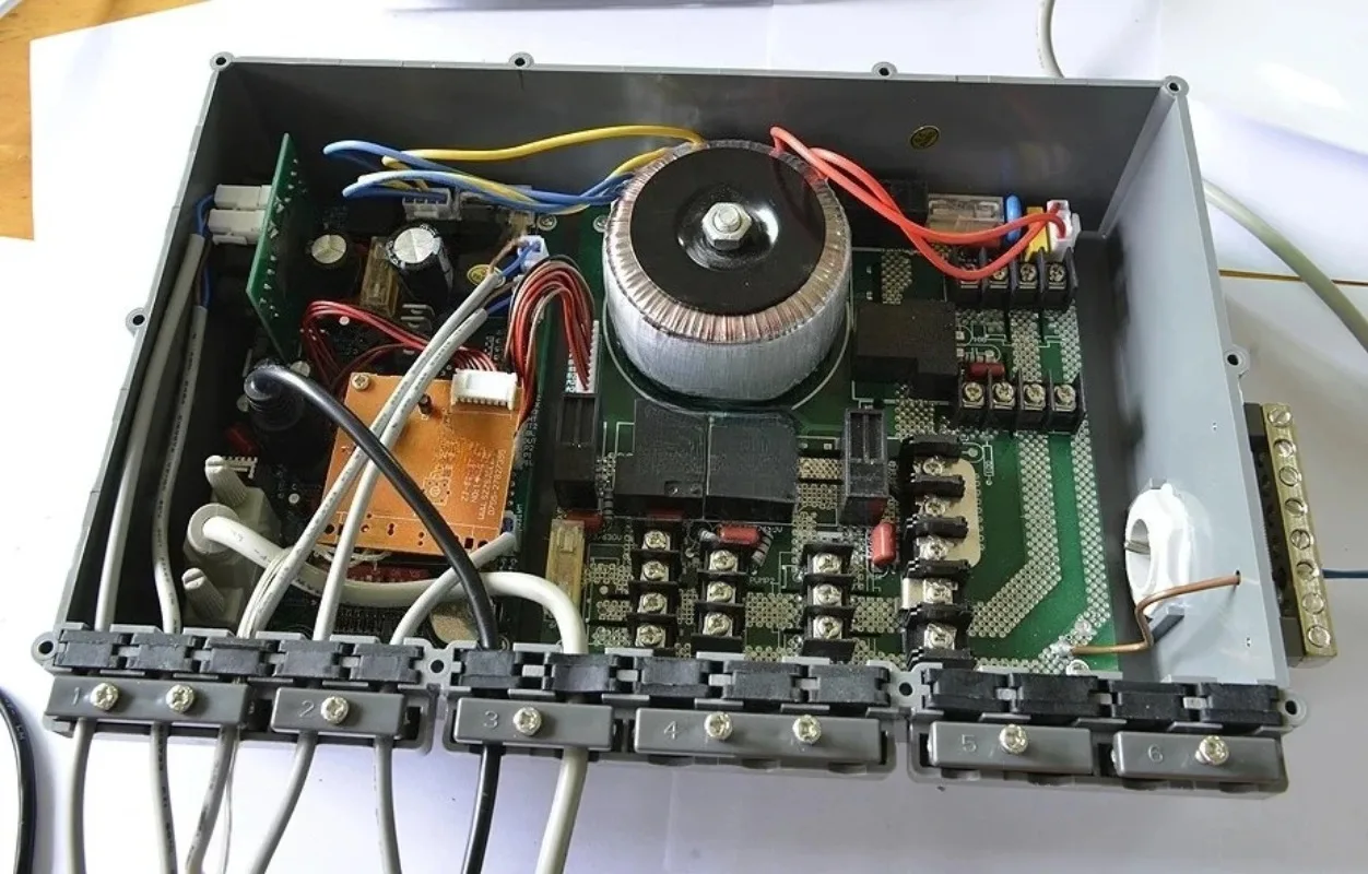 KL8-3A electrical box layout and wiring diagram, high-precision quality control system accessories