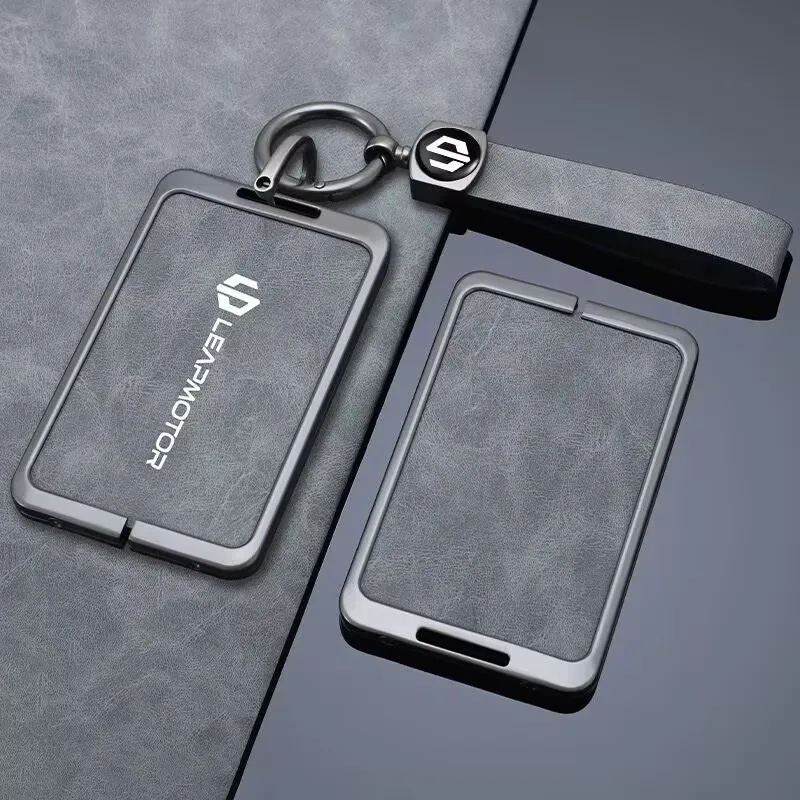 

Zinc alloy car NFC card remote key protective cover box, suitable for Leapmotor C10, C11, C16 car keychain interior accessories