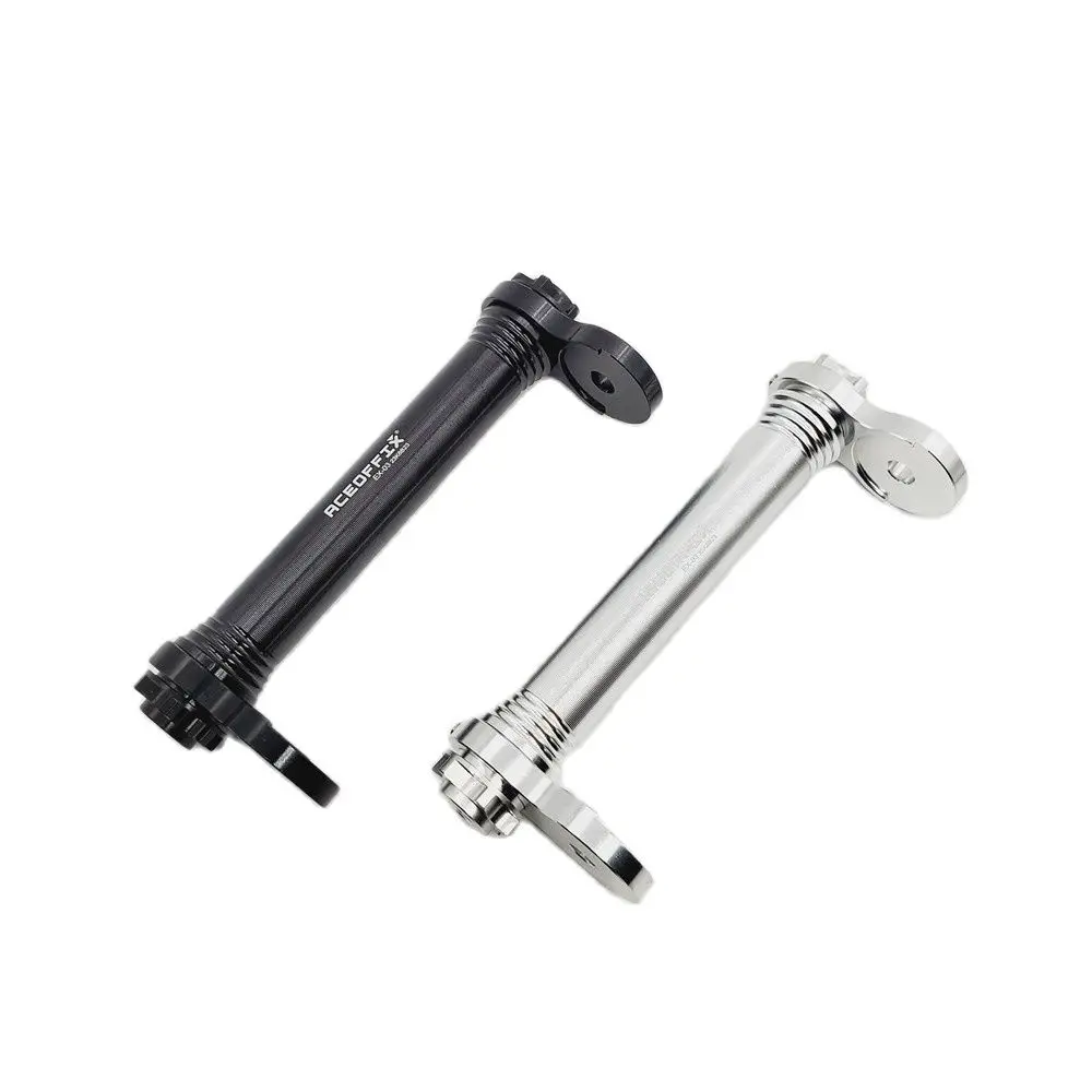 Aceoffix for Brompton p line t line Easy Wheel Extension Rod Telescopic Bar Bike Aluminum Alloy Rear Cargo Rack Parts Bicycle