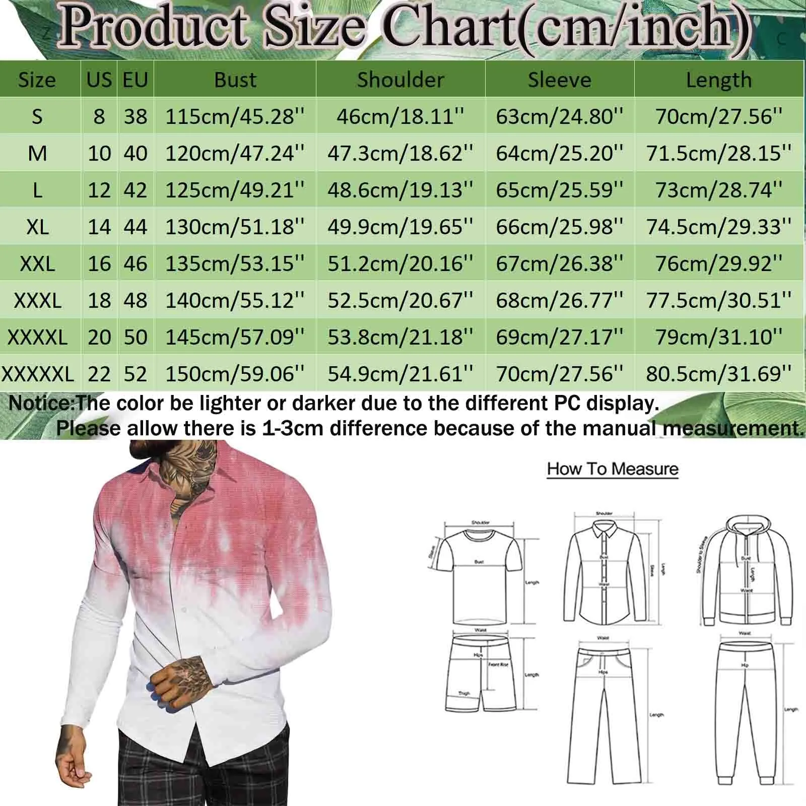 2022 Men\'s Pink Shirt Autumn Casual Turn-down Collar Streetwear Color Block Print Beach Long Sleeve Oversize Shirt For Men Tops