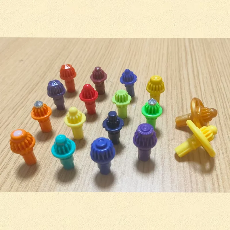 17PCS/Pack Spinning Top Replacement Tip Parts, Gyro Bottom Driver Accessories For BX UX CX Series Toy Spinning Tops