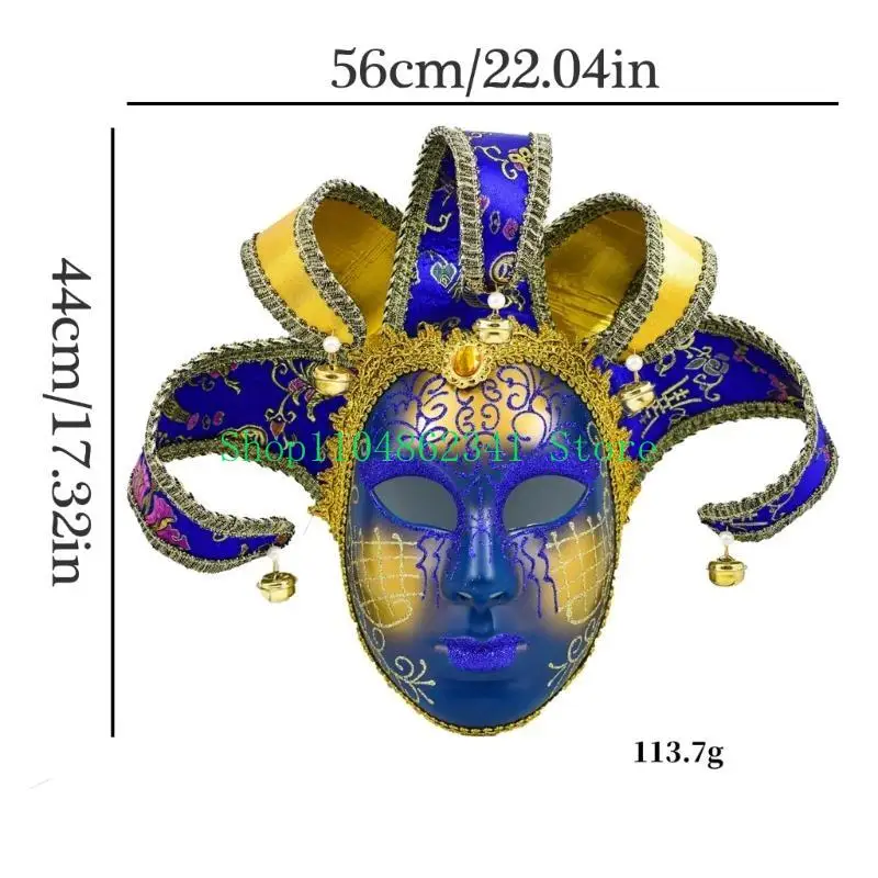 5ASD Halloween Mask Carnivals Mask Maskerade Mask Mask Mask Mask Mardi Gras Mask Comedy Mask for Party