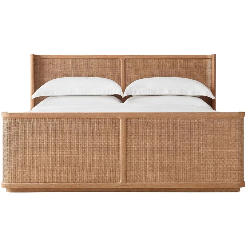 

American retro country wabi style modern bed double French