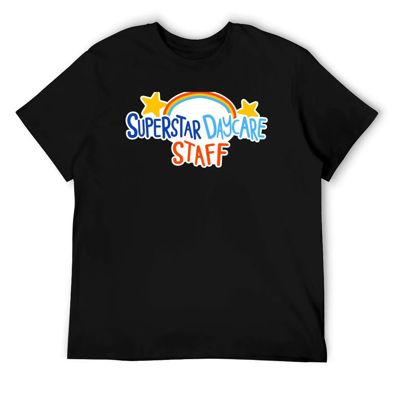 تي شيرت Superstar Daycare Staff تي شيرت للرجال تي شيرت مضحك تي شيرت قطني أساسي تي شيرت