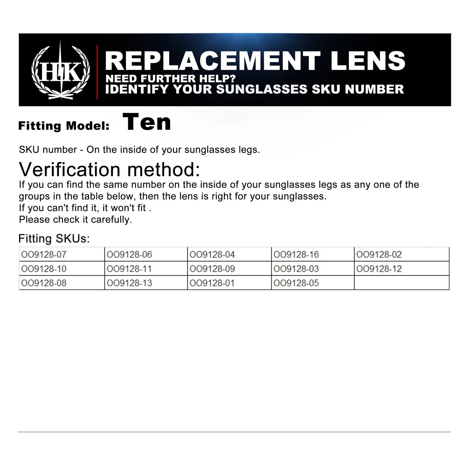 عدسات Hkuco البديلة للرجال لنظارات Oakley Ten X الشمسية المستقطبة بمرآة من التيتانيوم