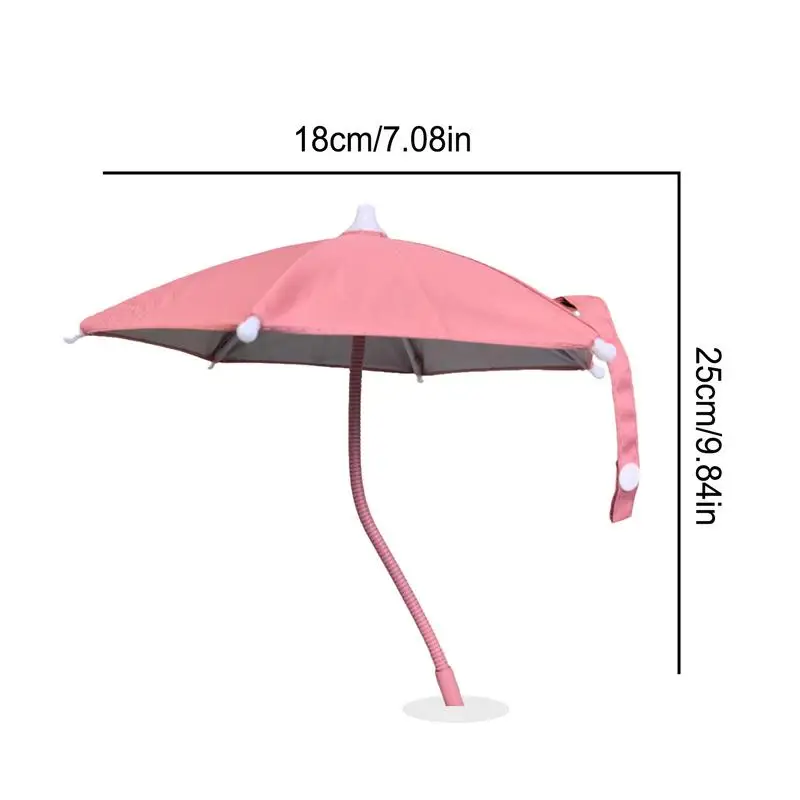 Supporto per telefono per auto Ombrello Telaio in nylon a 6 coste Ombrello Supporto per telefono Ombrello per telefono per ombrellone Supporto per telefono cellulare