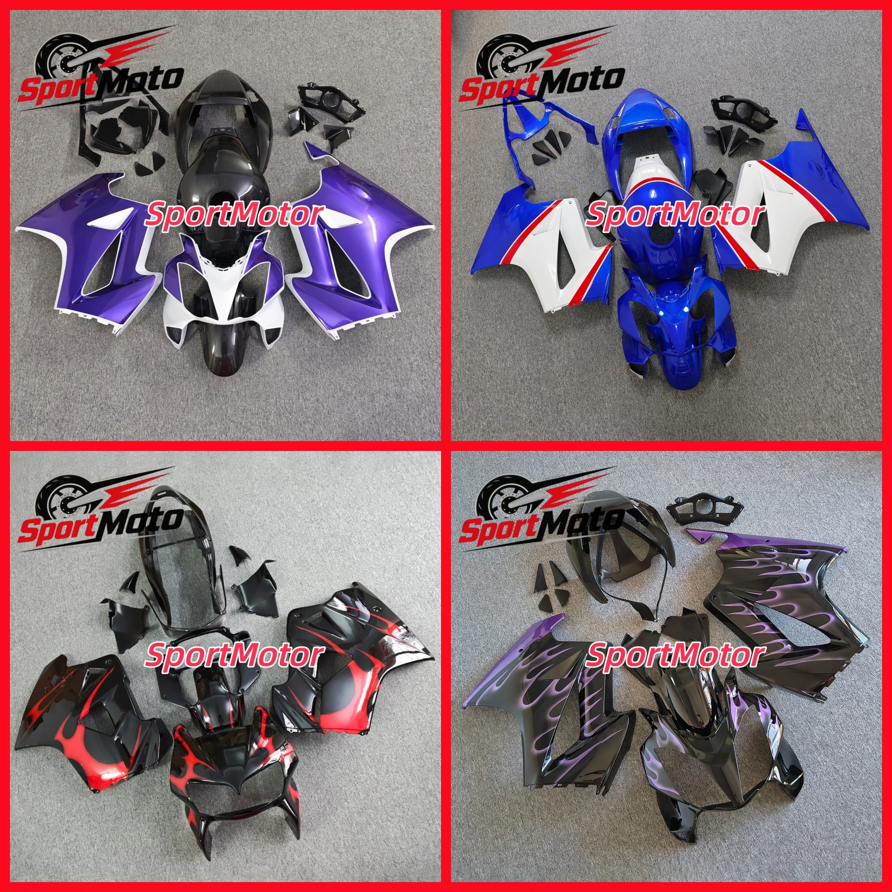 Brand New Motorcycle Fairings Kit for HONDA VFR800R 2002 2003 2004 2005 2006 FOR VFR 07 08 09 10 11 12 ABS Red White Bodywork Se
