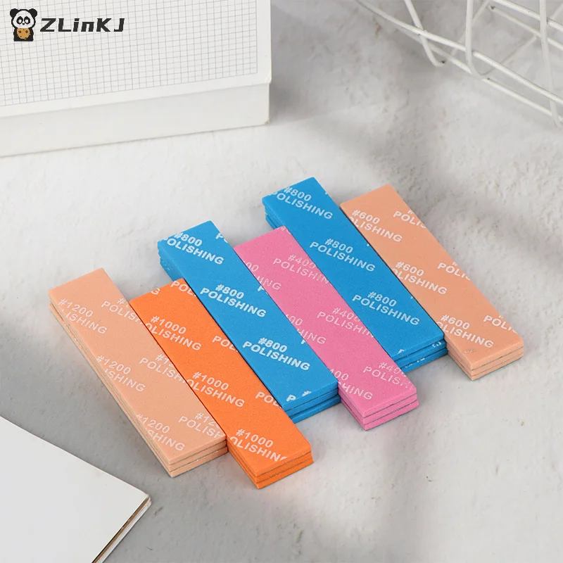 ▶9Pcs For Assembling Model Build Tools Hobby DIY MS-E400~1200 Semi-rigid Sanding Sticks Plastic Model Polishing Rod