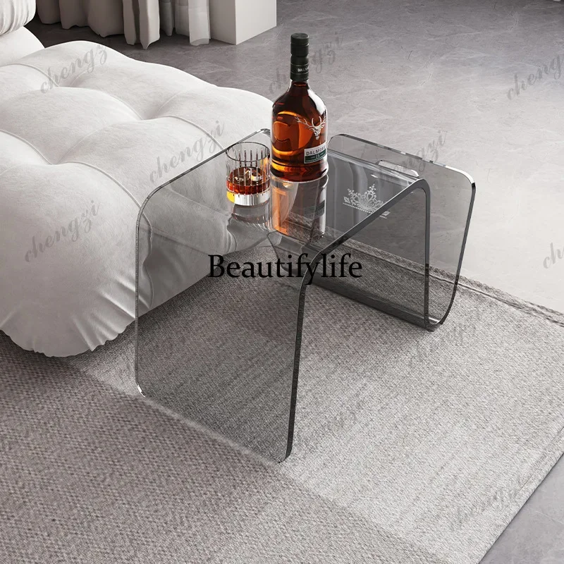 F182 Living room sofa side few household shelves transparent bay window coffee table bedroom bookshelf cabinet