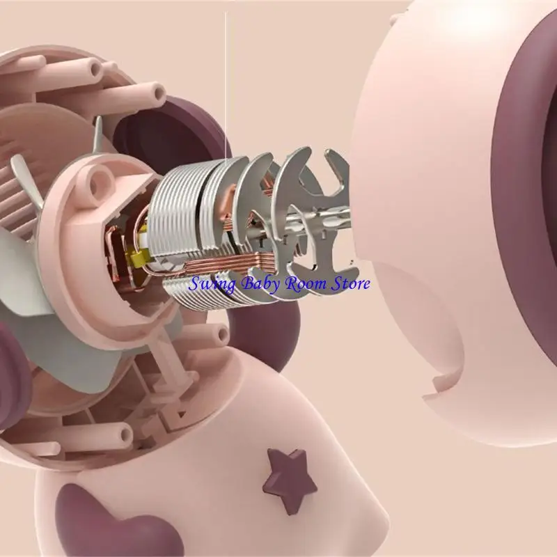 K1AD Портативный вентилятор -астронавт Космический мачин съемный вентилятор Lanyard 3 Speeds Handheld