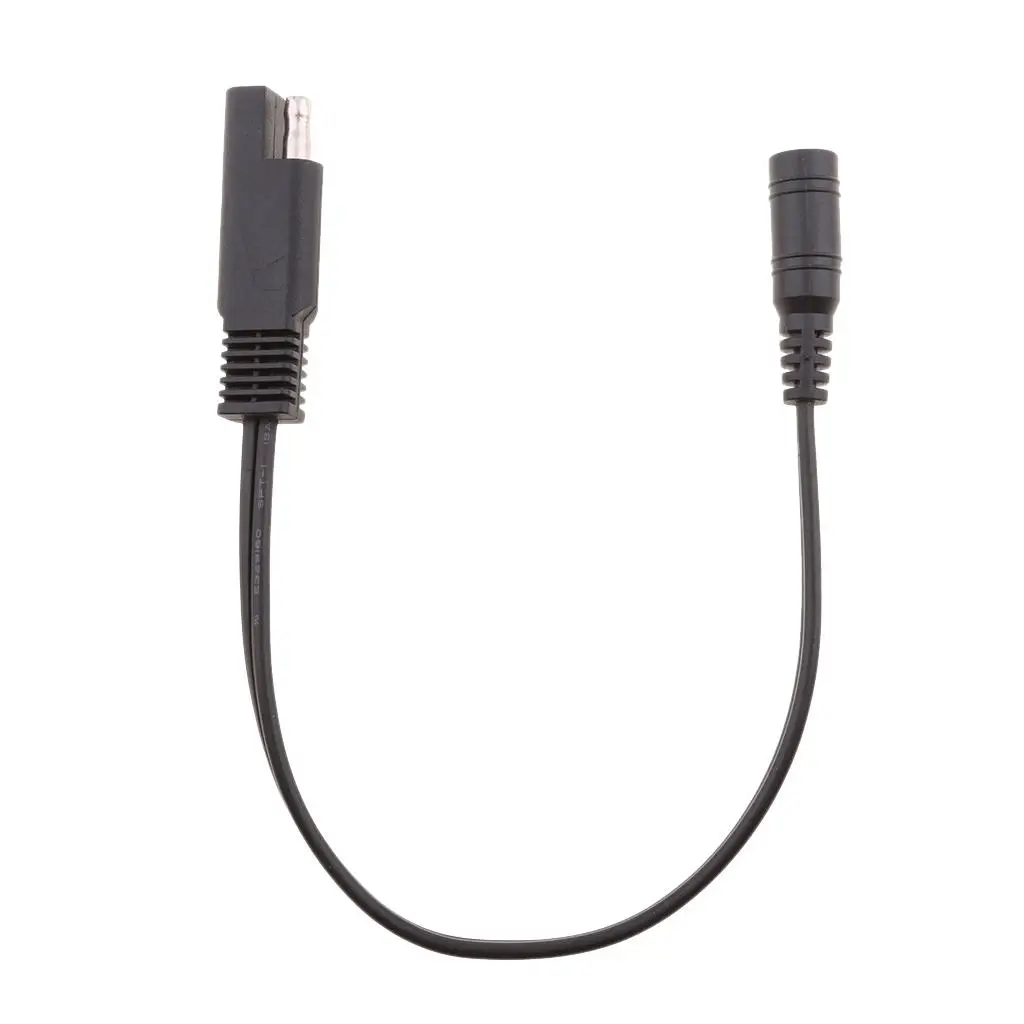 SAE Connection To DC Motorcycle Heat Clothing Adapter Black