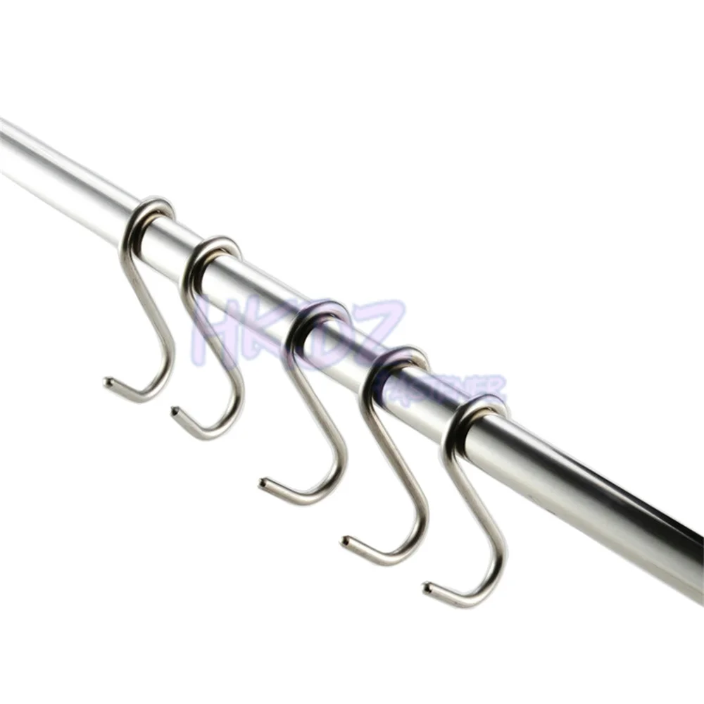304 Aço Inoxidável Multi-function Railing S Hanger Hook, Fecho Titular Ganchos, Ferramentas de Armazenamento Penduradas, Cozinha e Quarto