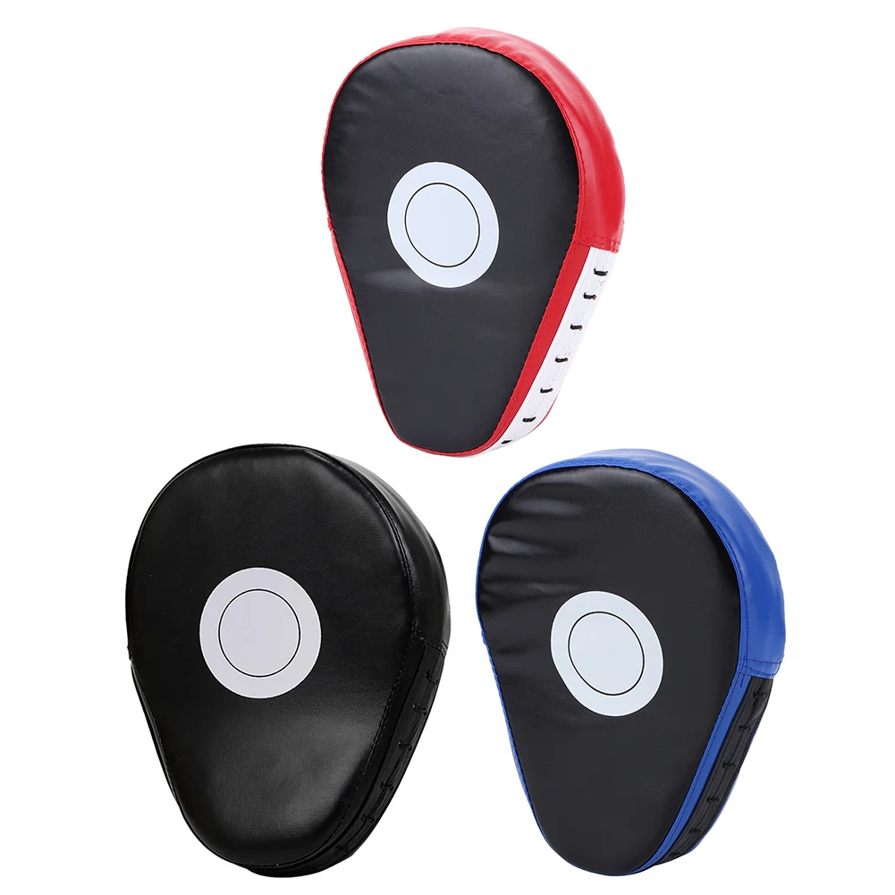 Curved Boxing Hand Target PU Leather 5-Finger Hand Target Breathable Focus Mitts Boxing Focus Pad for Martial Arts Training