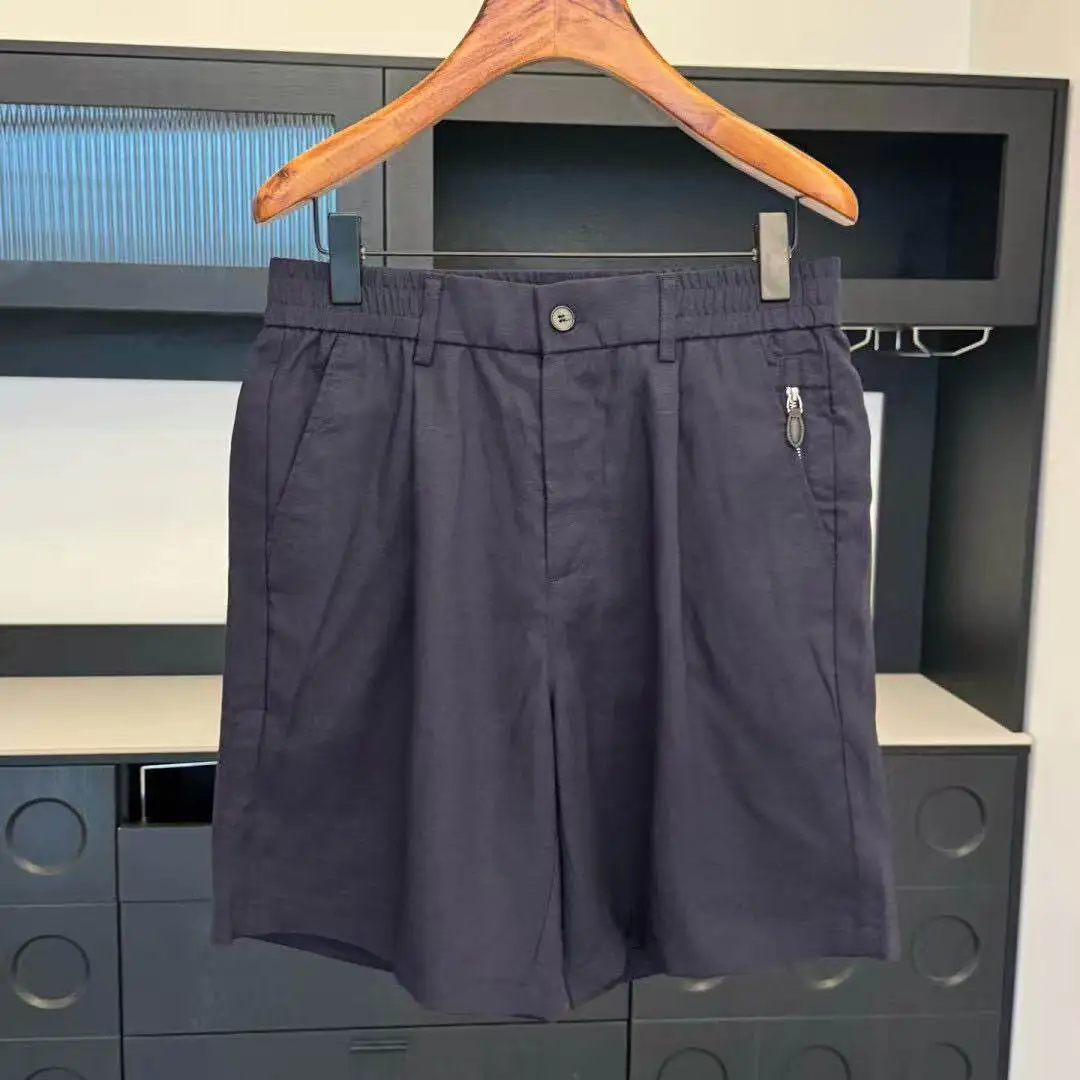 

BC Italian old money style men's linen casual pants skin-friendly comfortable breathable shorts