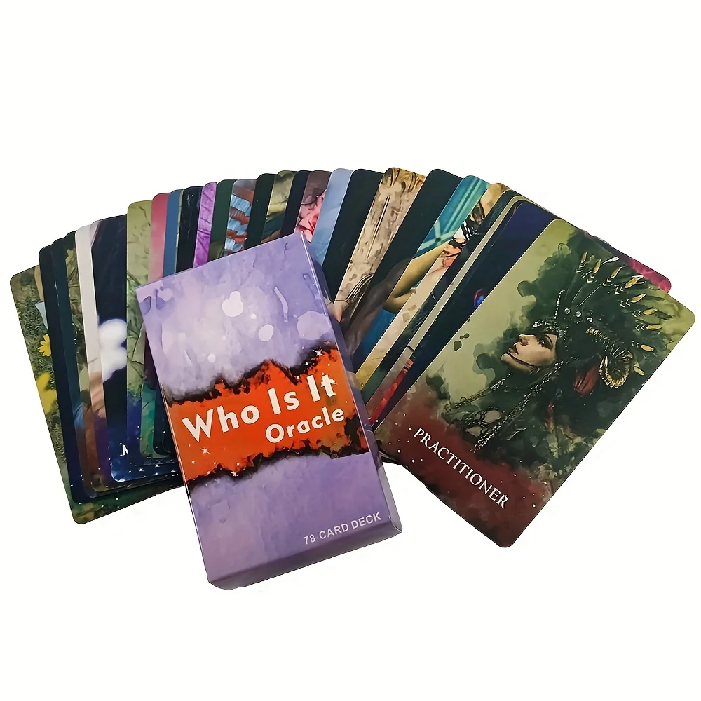 من هو؟ بطاقات أوراكل للعلاقات - سطح العرافة المحمول 78 بطاقة |   لعبة قراءة الحظ للأعمار من 14+ |   هدية مثالية