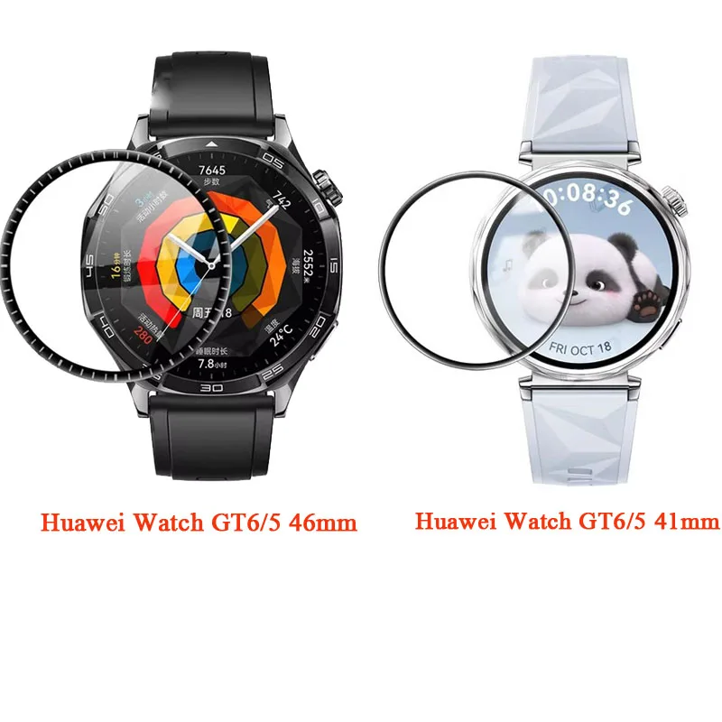 1-3PCS Screen Protector For Huawei Watch GT6 GT5 41mm 46mm Not Glass Watch Anti-scratch Films For Huawei Watch GT6/5 41mm 46mm ﻿