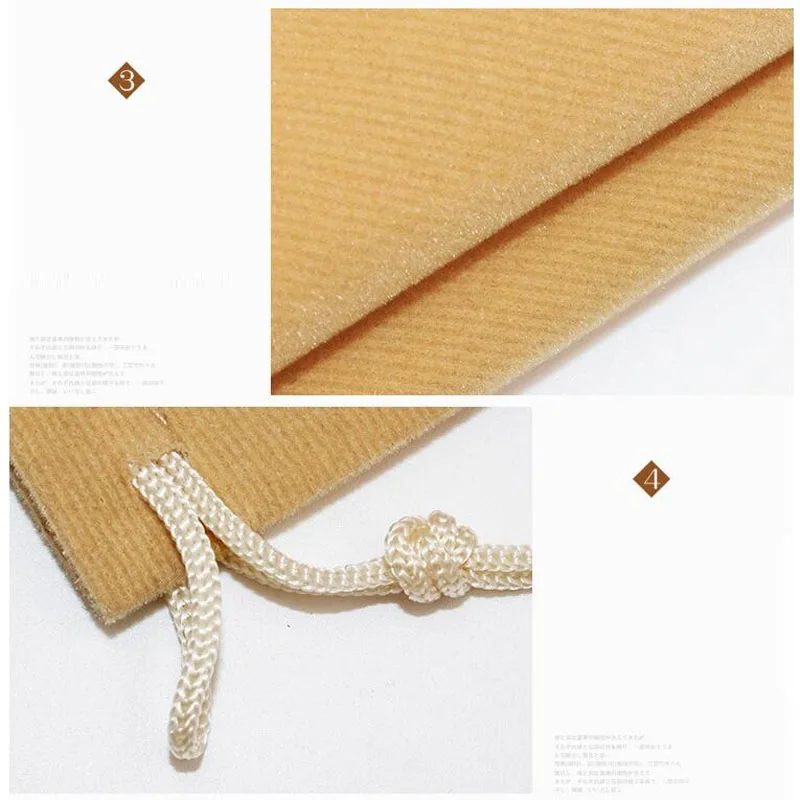 20pcs/lot 25*35cm Large Capacity Home Storage Velvet Bags Drawstring Pouches Christmas Gift Packaging Bag Customize Logo