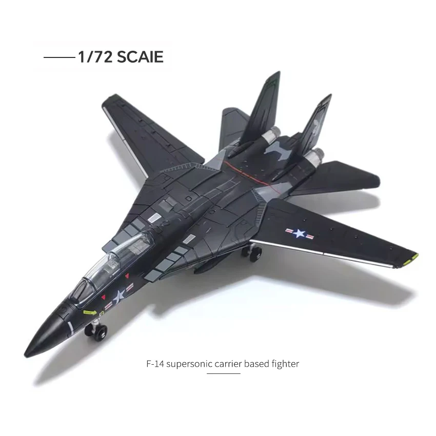 1/72 Moderno Militare Building Block Modello Giocattolo F14 Tomcat Supersonic Fighter Aerei di Montaggio Puzzle Collezione di Giocattoli