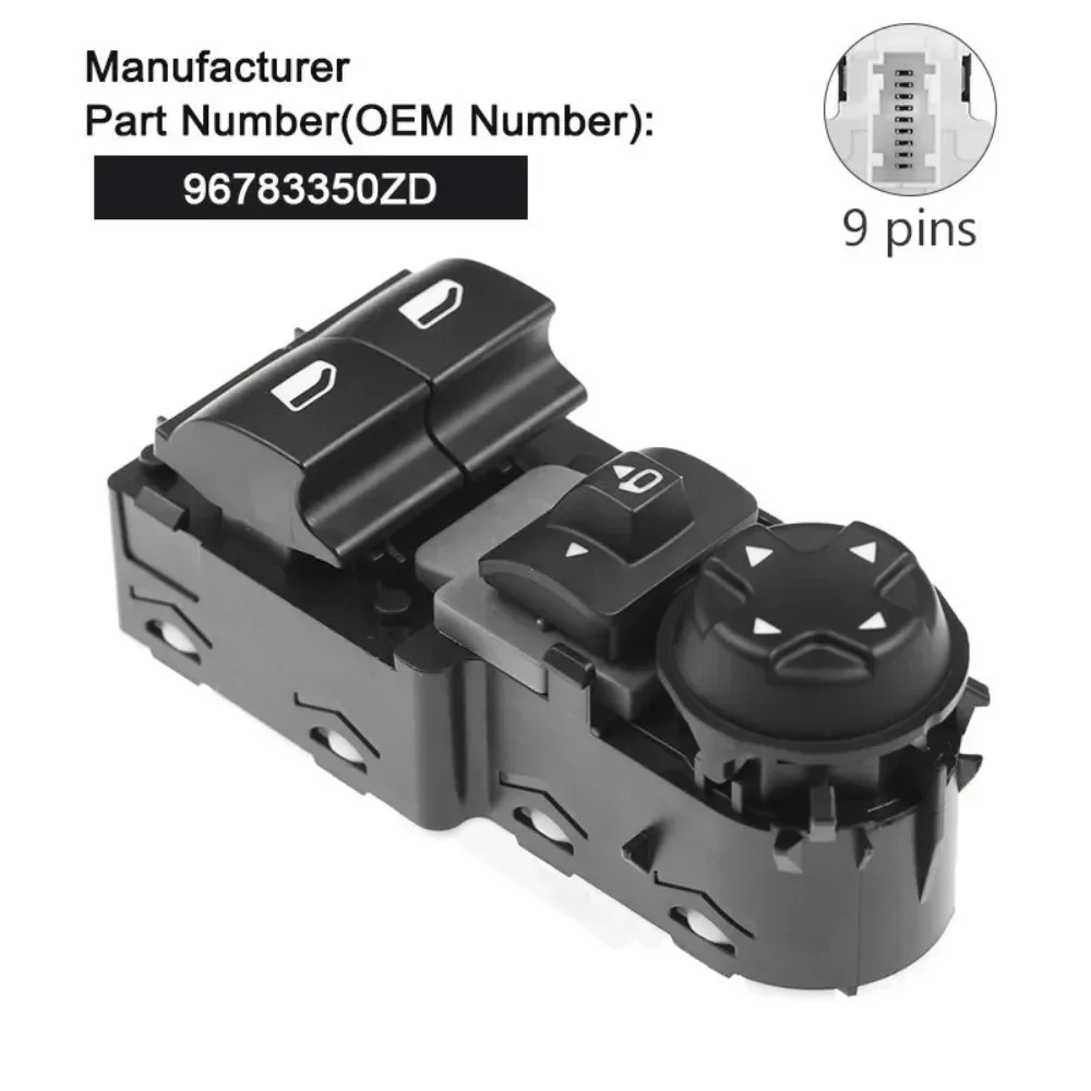 

96783350ZD главный переключатель управления электрическим стеклоподъемником для Citroen Jumpy PEUGEOT 208 P2 2020, стеклоподъемник 96784561ZD